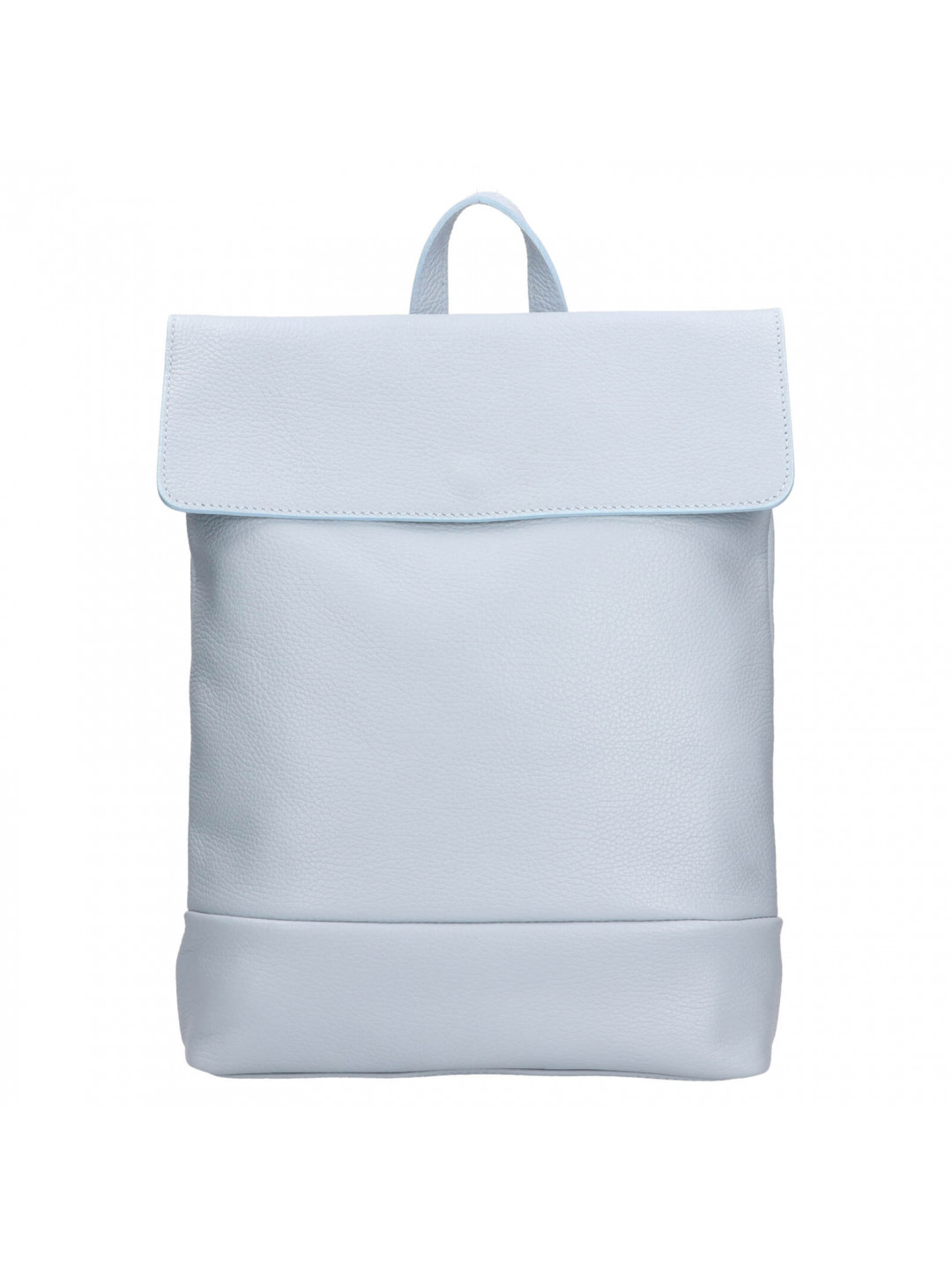 Dámský kožený batoh Italia Jenny – světle modrá